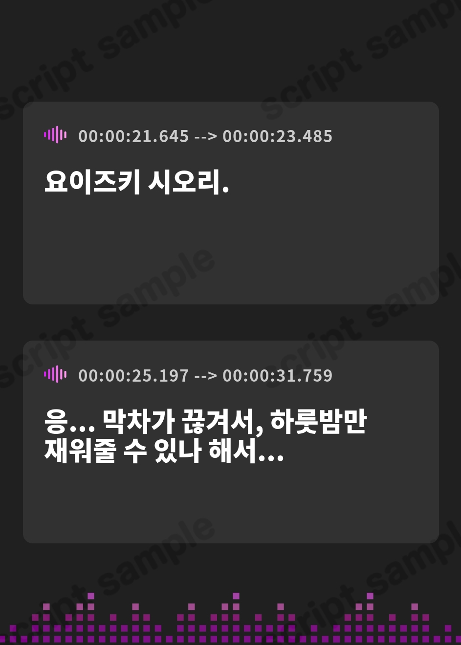 【韓国語版】終電を逃した彼女たち『《セクンデ》との癒しのお泊りタイム』シリーズ～天才ギタリスト、宵月 詩織〜【CV.春海百乃】