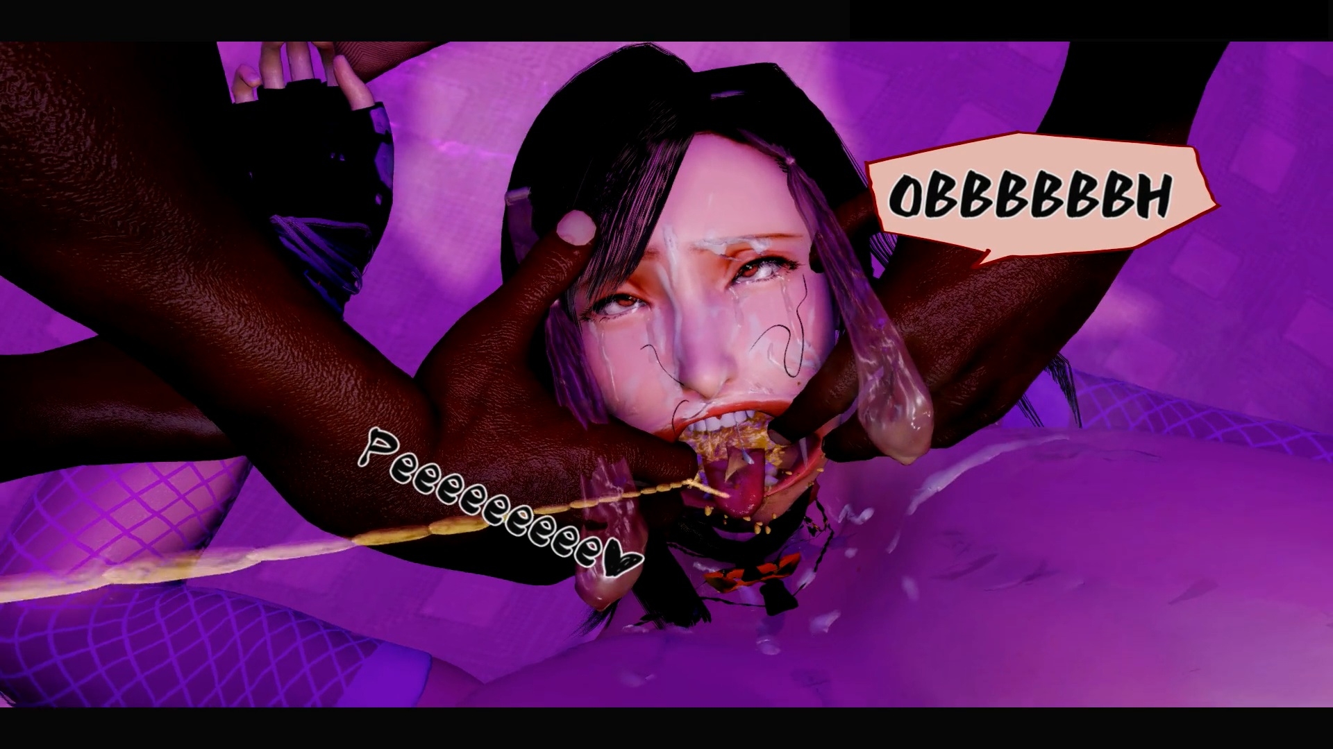 【NTR】To protect you...Chapter2 Bursting Tits Fighter Defeated by a Group of Arm-Sized Huge Cocks in a Massive Orgy【Oho Moans Orgasm】