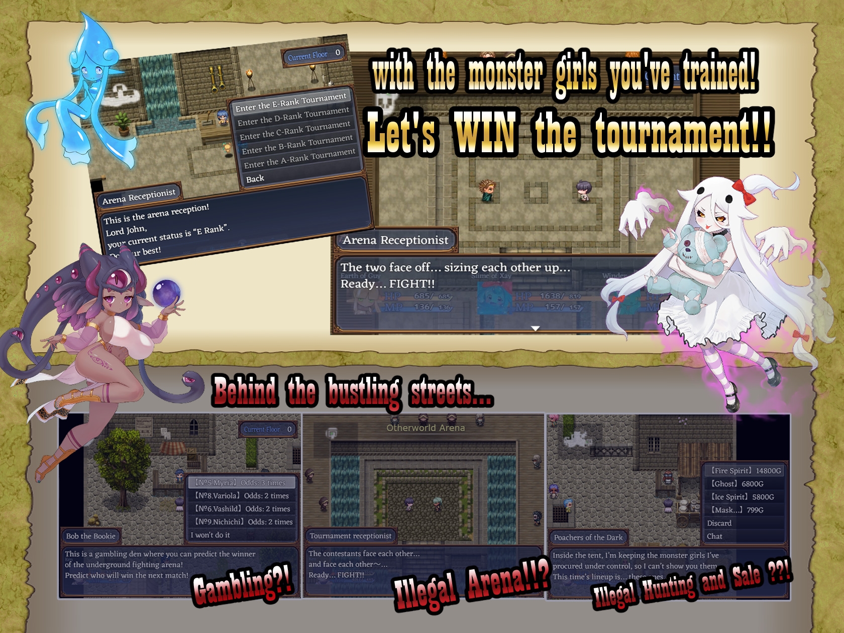 Monster Garden: Monstergіrls Labyrinth