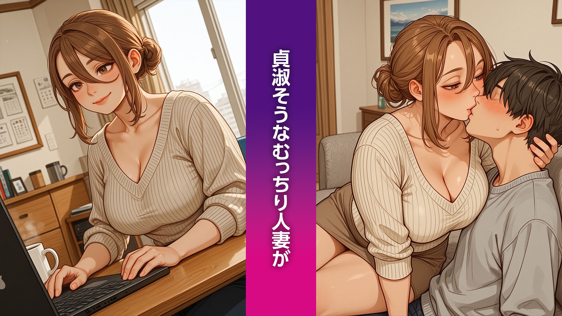 むっちり人妻MILFの紳士向けイラスト集(本編画像135枚・動画5本・PDF) – Preview 2