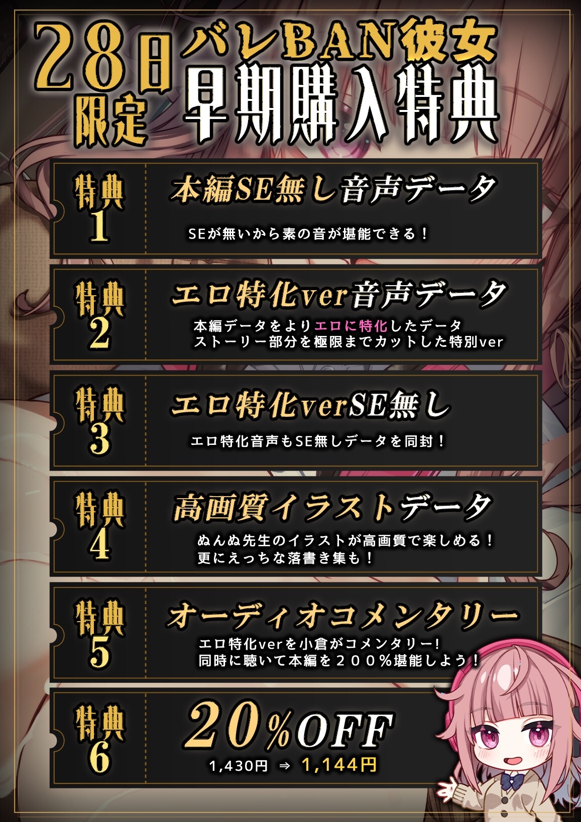 ✅フェラ特化✅【計3時間超】処女なのにフェラが上手すぎる彼女とネカフェLIVE【1DLで自分視点と隣de変態視点の両方聴けちゃう♡】 – Preview 7