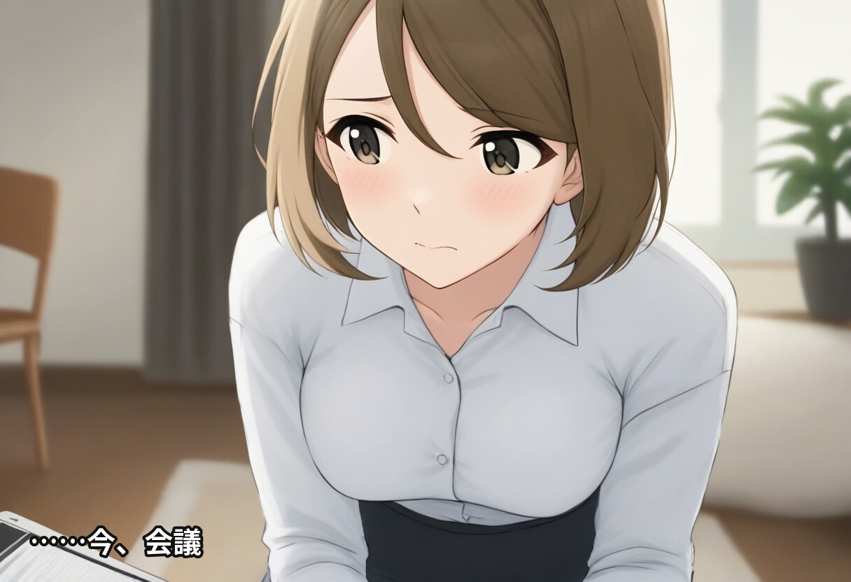 リモート会議中、声を出せません 〜28歳主任は、後ろから挿れられたまま名指しされる〜