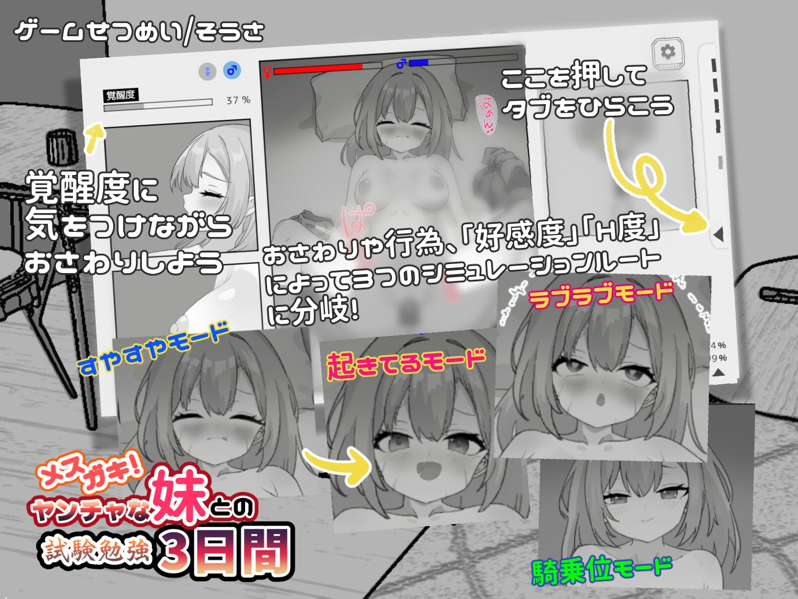メ○ガキ！ヤンチャな妹との試験勉強3日間