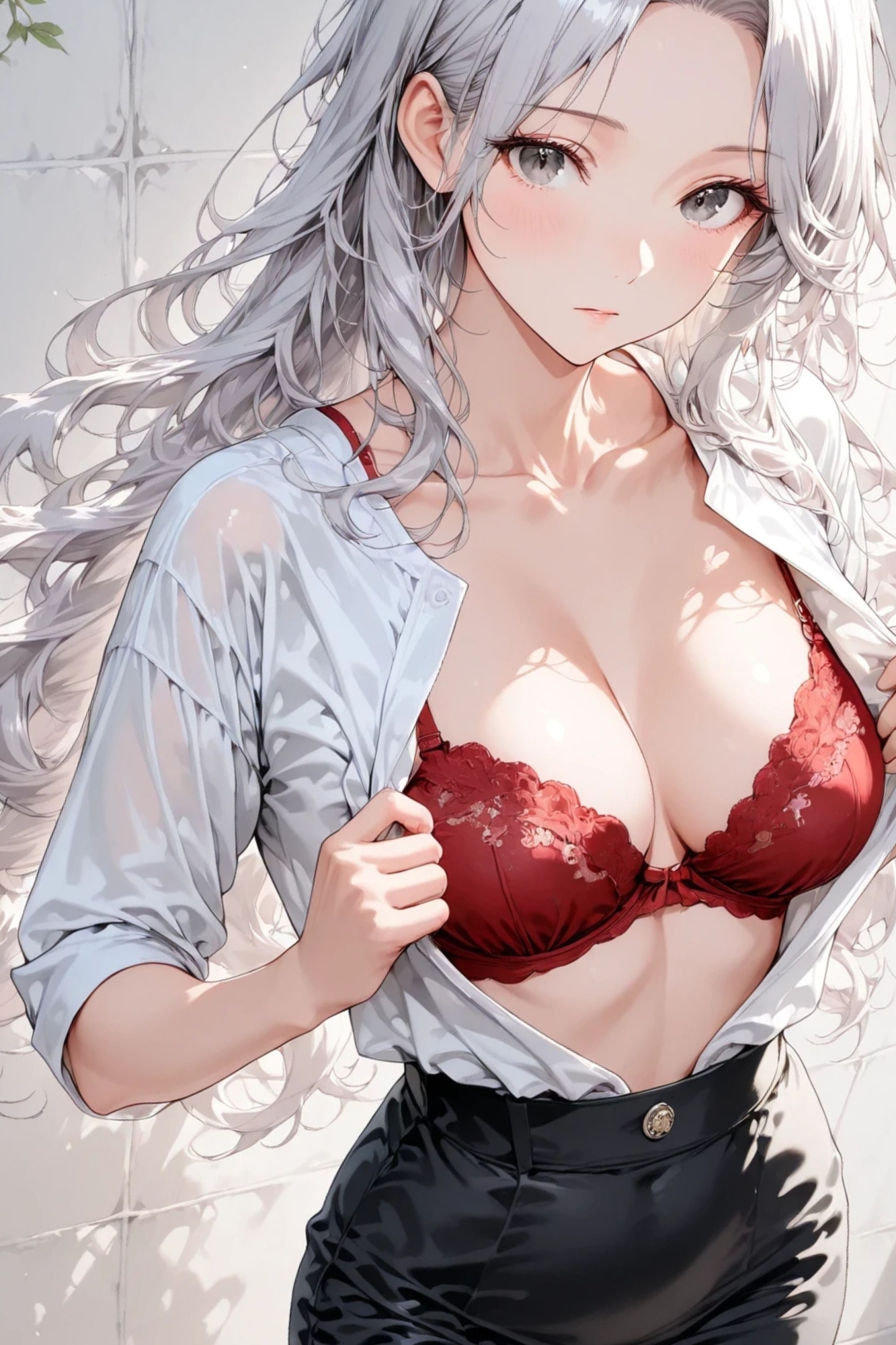 紫苑 - 白い壁 - ヌードイラスト集