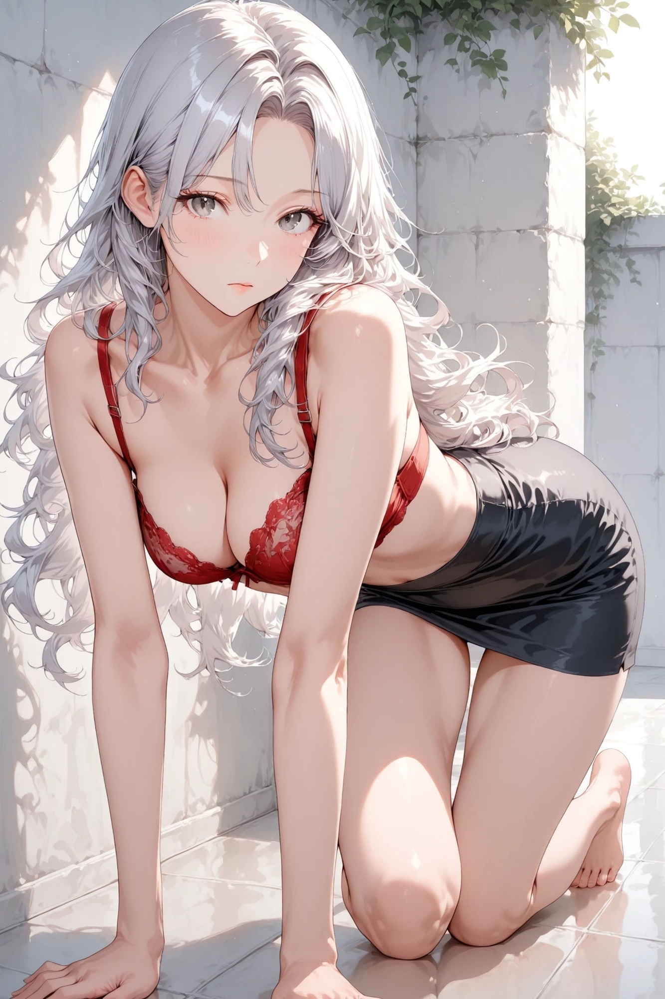 紫苑 - 白い壁 - ヌードイラスト集
