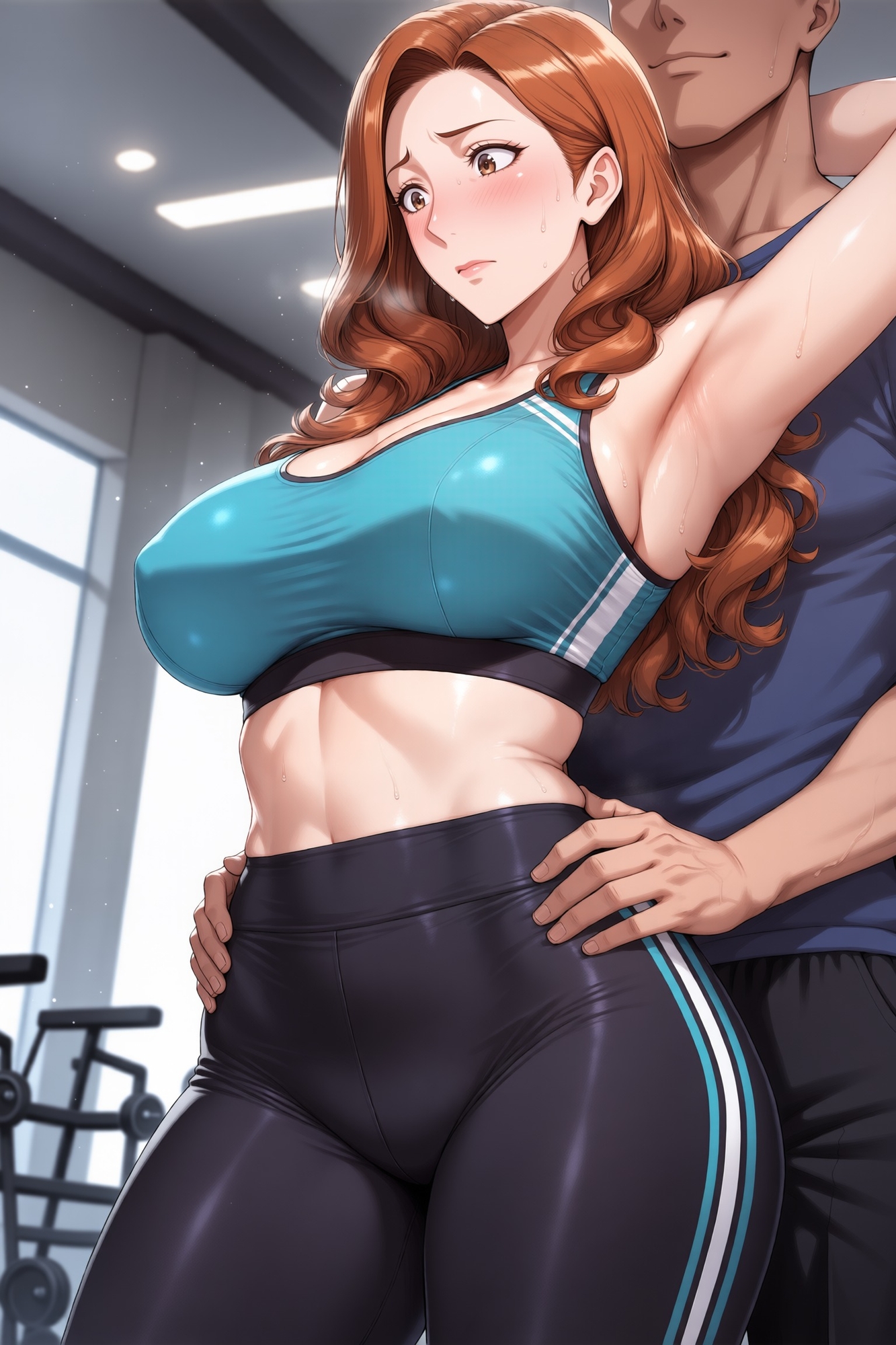 汗と夜窓・トレーナー ～杏～ ジムウェアCG集 – Preview 4