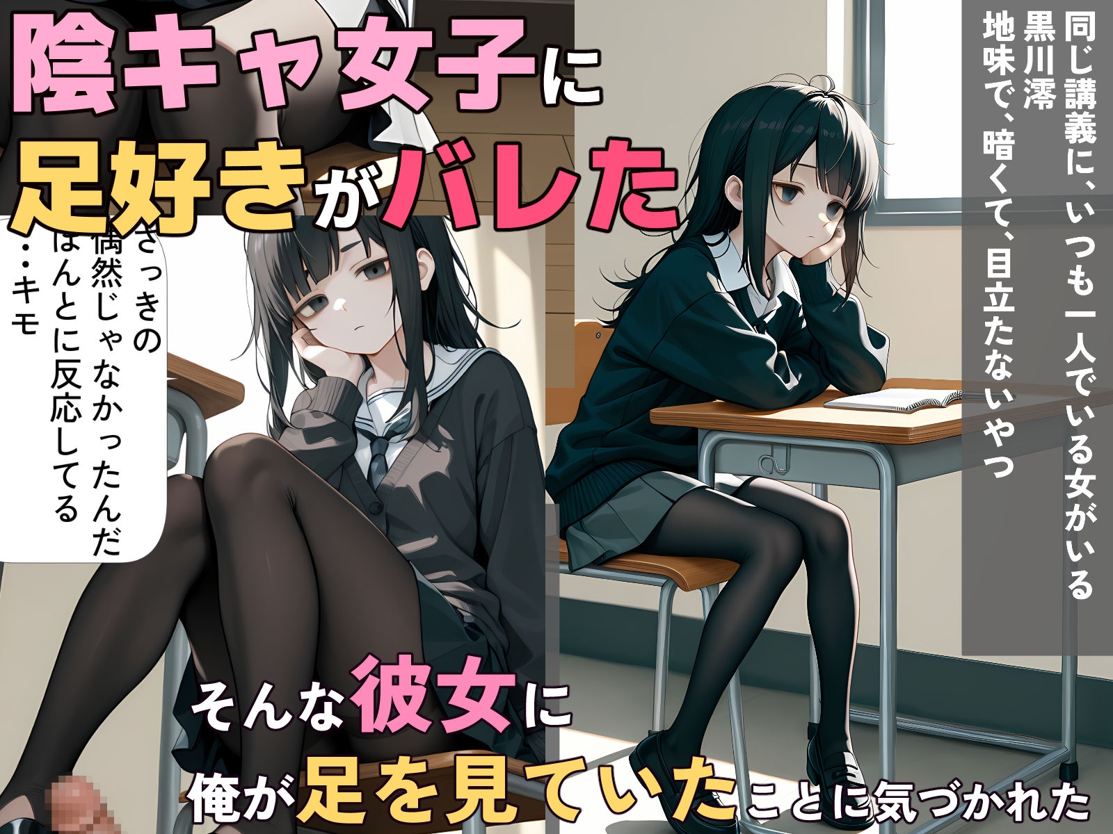 陰キャ女子の専属足コキマゾにされた 〜私以外で興奮したらダメですよ〜