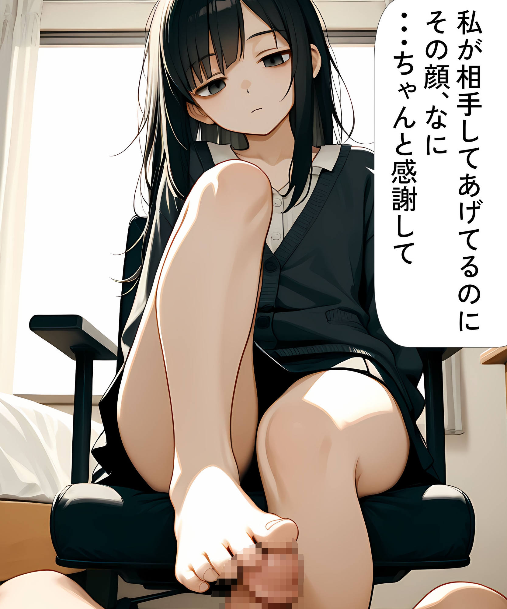 陰キャ女子の専属足コキマゾにされた 〜私以外で興奮したらダメですよ〜