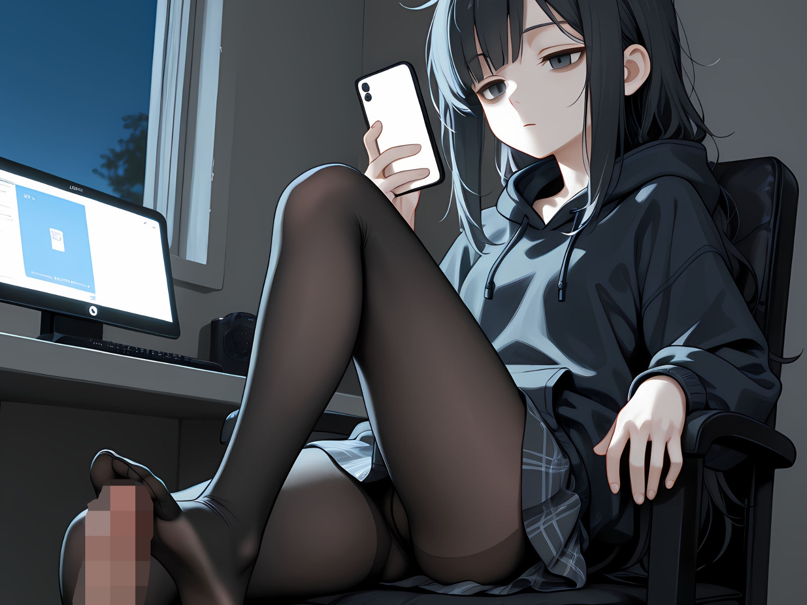陰キャ女子の専属足コキマゾにされた 〜私以外で興奮したらダメですよ〜