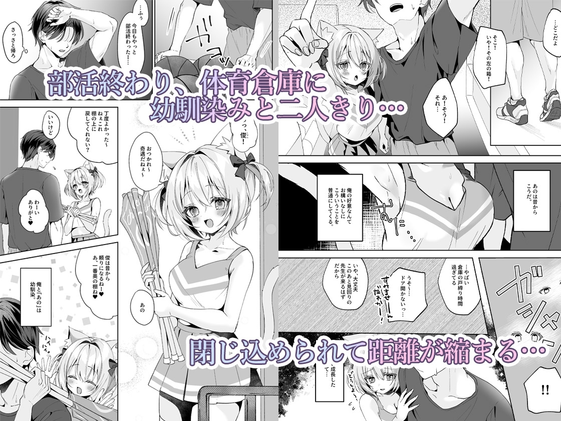 発情ネコのお世話の仕方4～あの編 体育倉庫で幼馴染とイチャラブえっち～