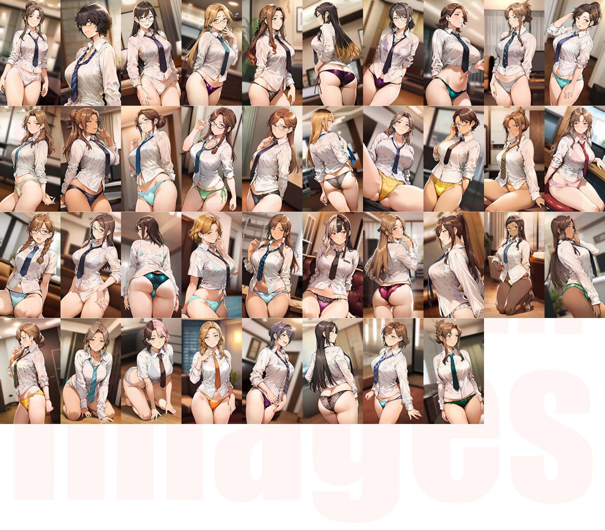 白シャツ美女画像集 4K 相当縦型138枚