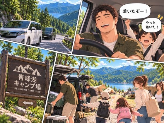 2泊3日の家族キャンプ旅行 前編 〜あの夜、すべてが変わった〜【AIコミック】