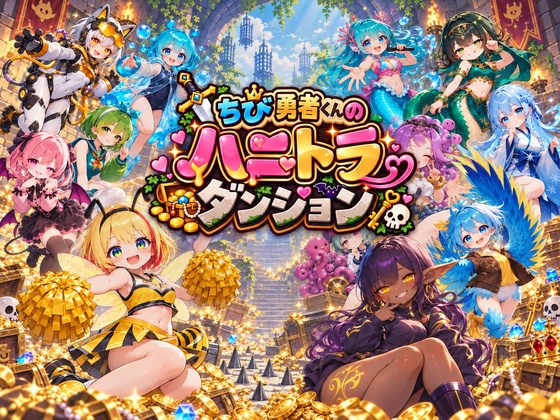 【ローグダンジョン&くすぐりカードバトル】ちび勇者くんのハニトラダンジョン～全年齢版～(WIN/5カ国語対応)