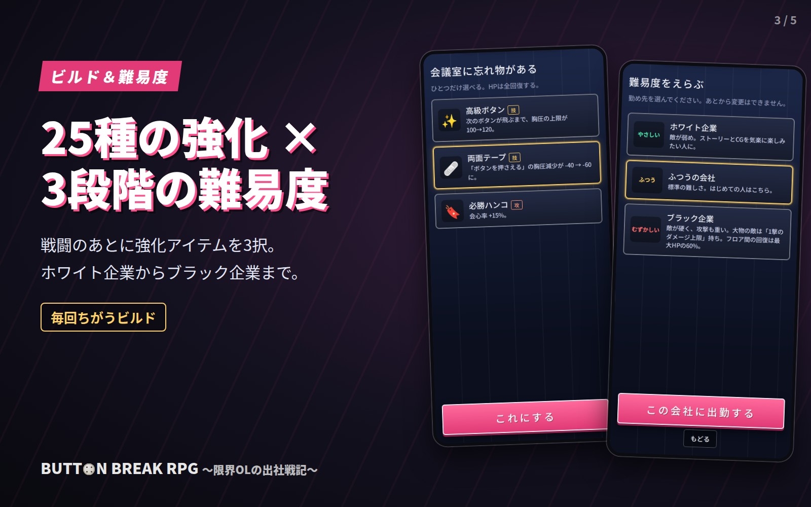 BUTTON BREAK RPG ～限界OLの出社戦記～