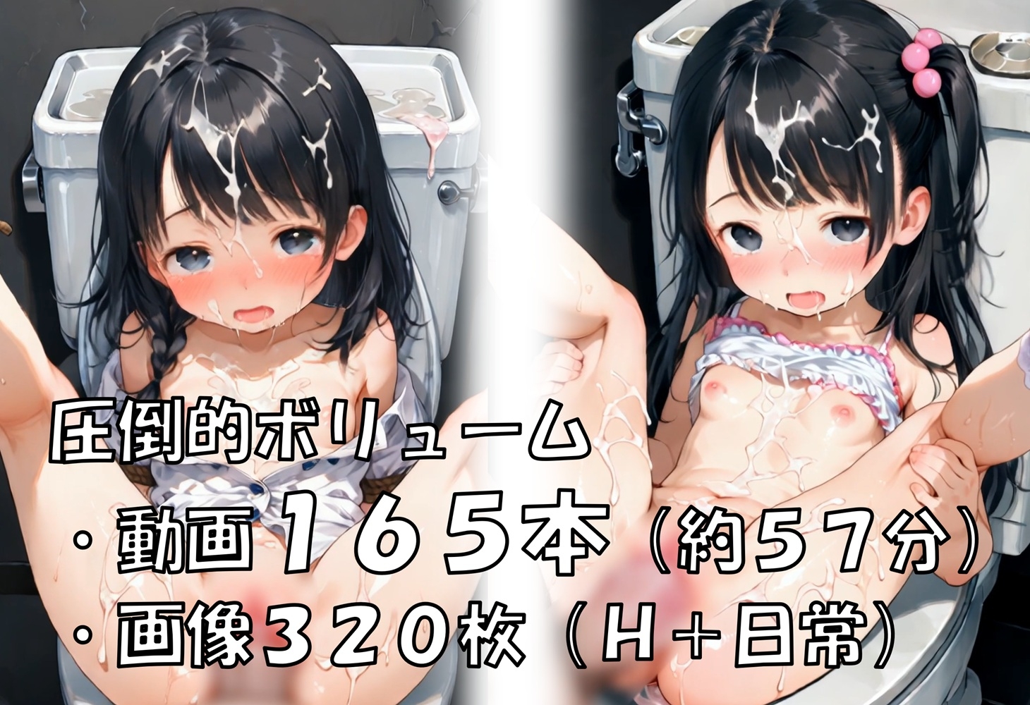 【大量ぶっかけ】肉便器165人_無抵抗の新鮮な体たちにレ○プ寸前の白濁ピストン