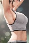 【AI生成】汗ばむ脇の下に釘付け！腕上げポーズ&美脇フェチCG集 – main preview