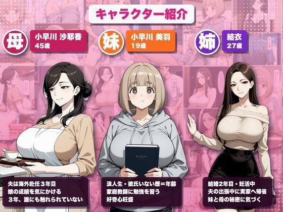 娘の家庭教師に種付けされまくった巨乳母娘の話