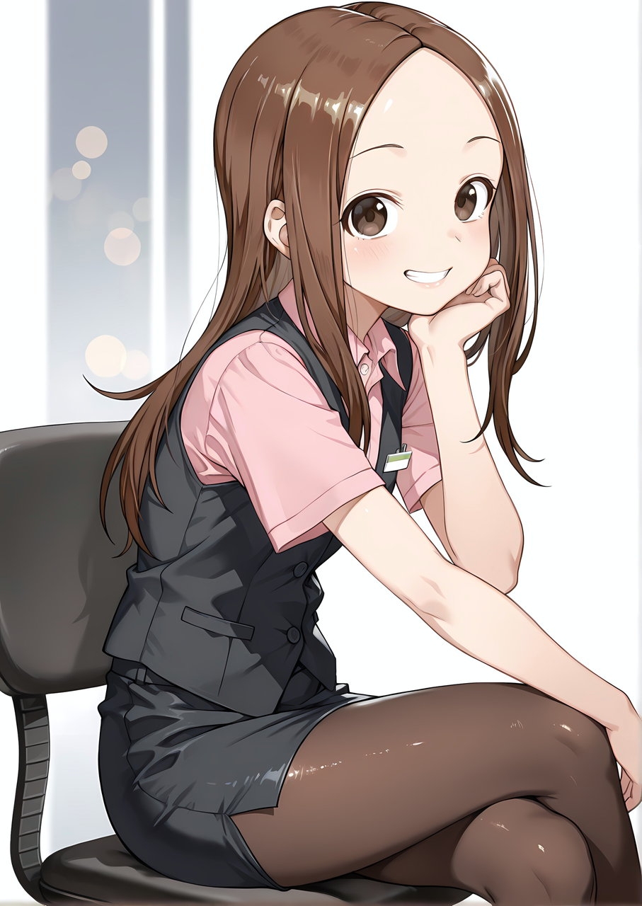 [AIイラストCG] OLの高〇さん