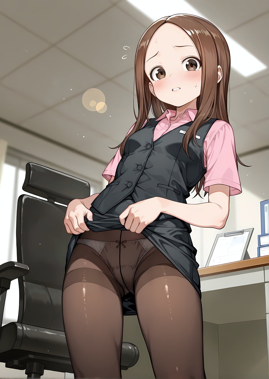 [AIイラストCG] OLの高〇さん