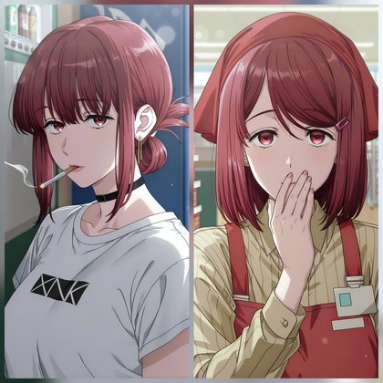 [AIイラストCG] 山〇と田〇とXXX