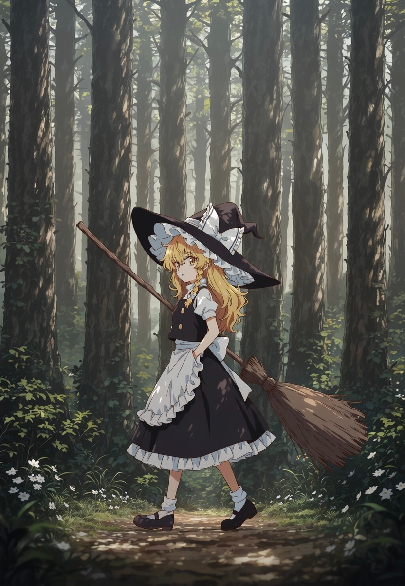 霧雨魔理沙と森の触手植物 – Preview 3