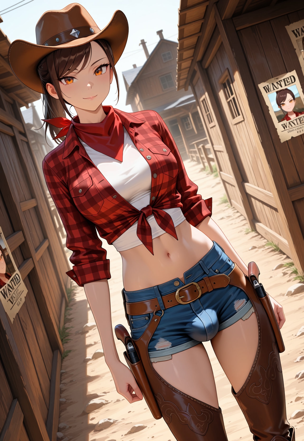 ふたなりカウガールと女保安官の決斗?(Gunfight at the O.K. Futanari Corral? )