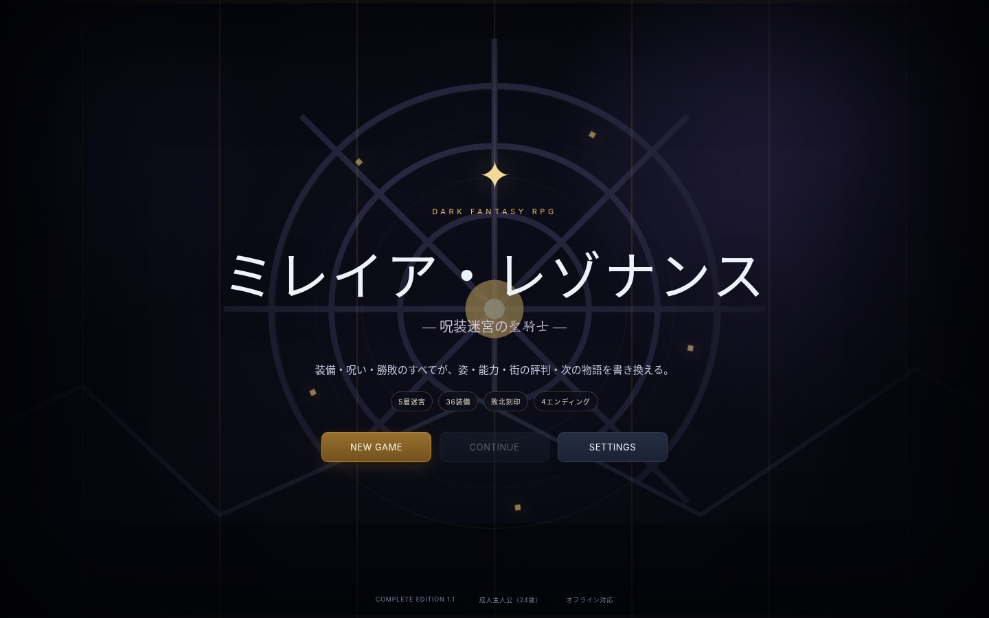 ミレイア・レゾナンス ―呪装迷宮の聖騎士― COMPLETE EDITION