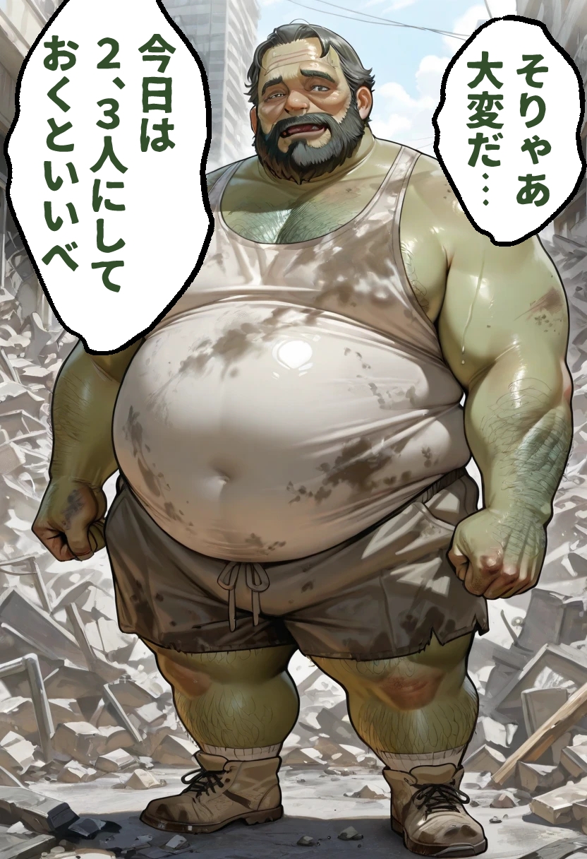 ゾンビ女なら人権ないからヤリたい放題だよね? ジジイたちの楽園キター！(縦)