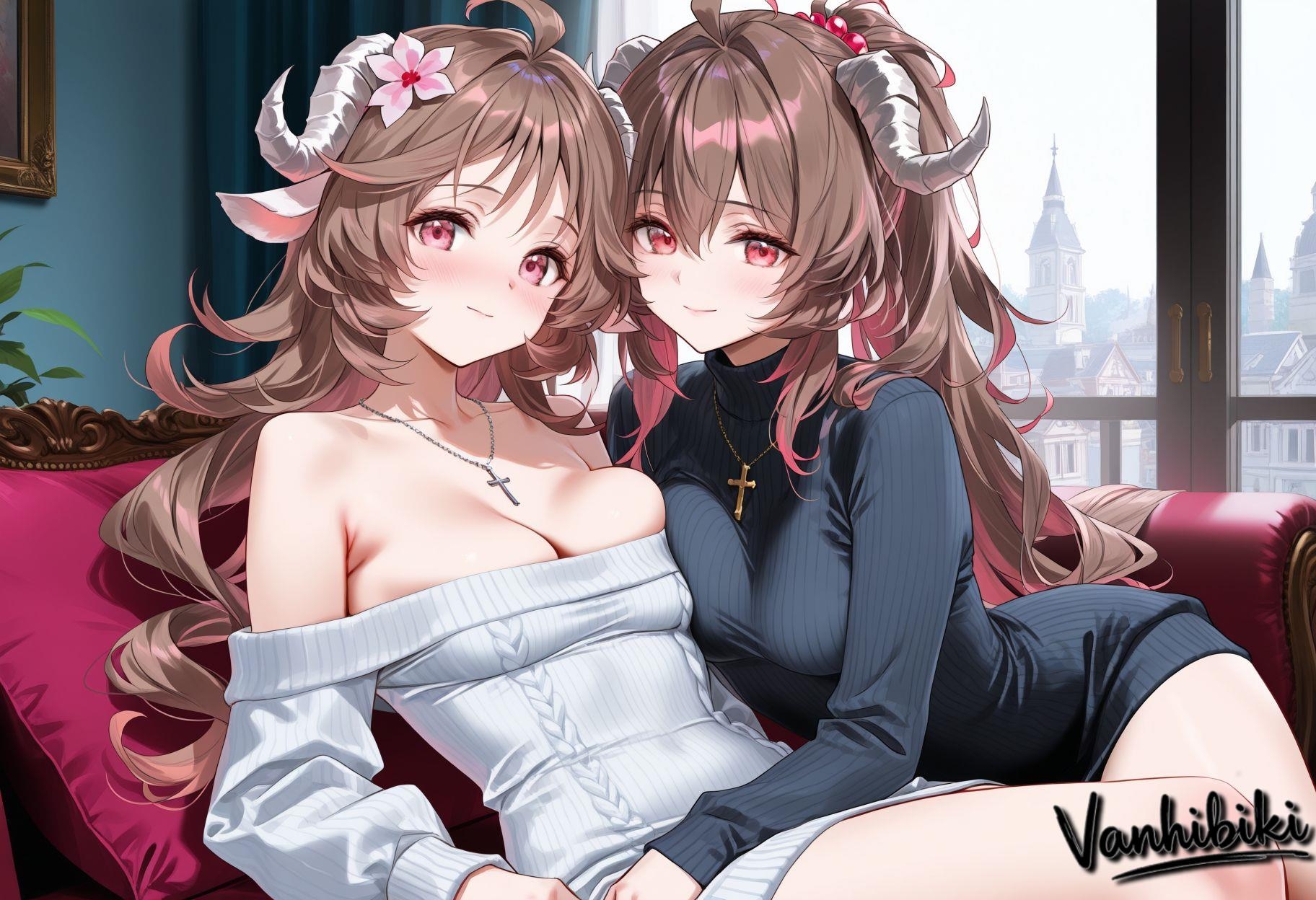 Vanhibiki アー◯ナイツ明日方◯Ar◯nights「母娘・姉妹」「母女姐妹」「Mother-Daughter-Sister-Sister」同人作品集Doujin Collection#01