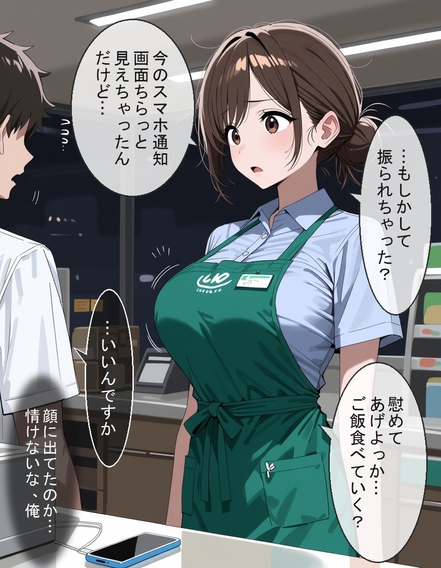 失恋後輩を甘やかす夜勤お姉さんの筆おろし