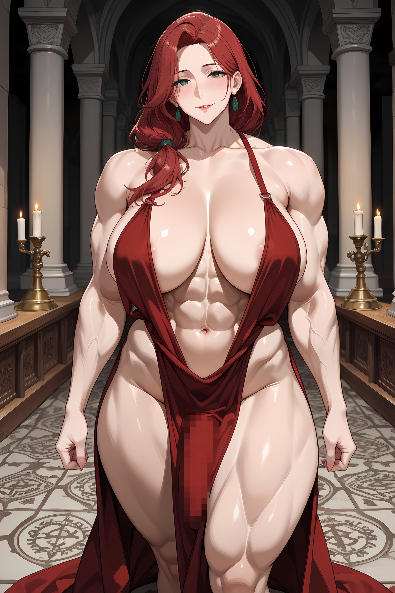 癖学研究所 File.001 ふたなり筋肉女戦士