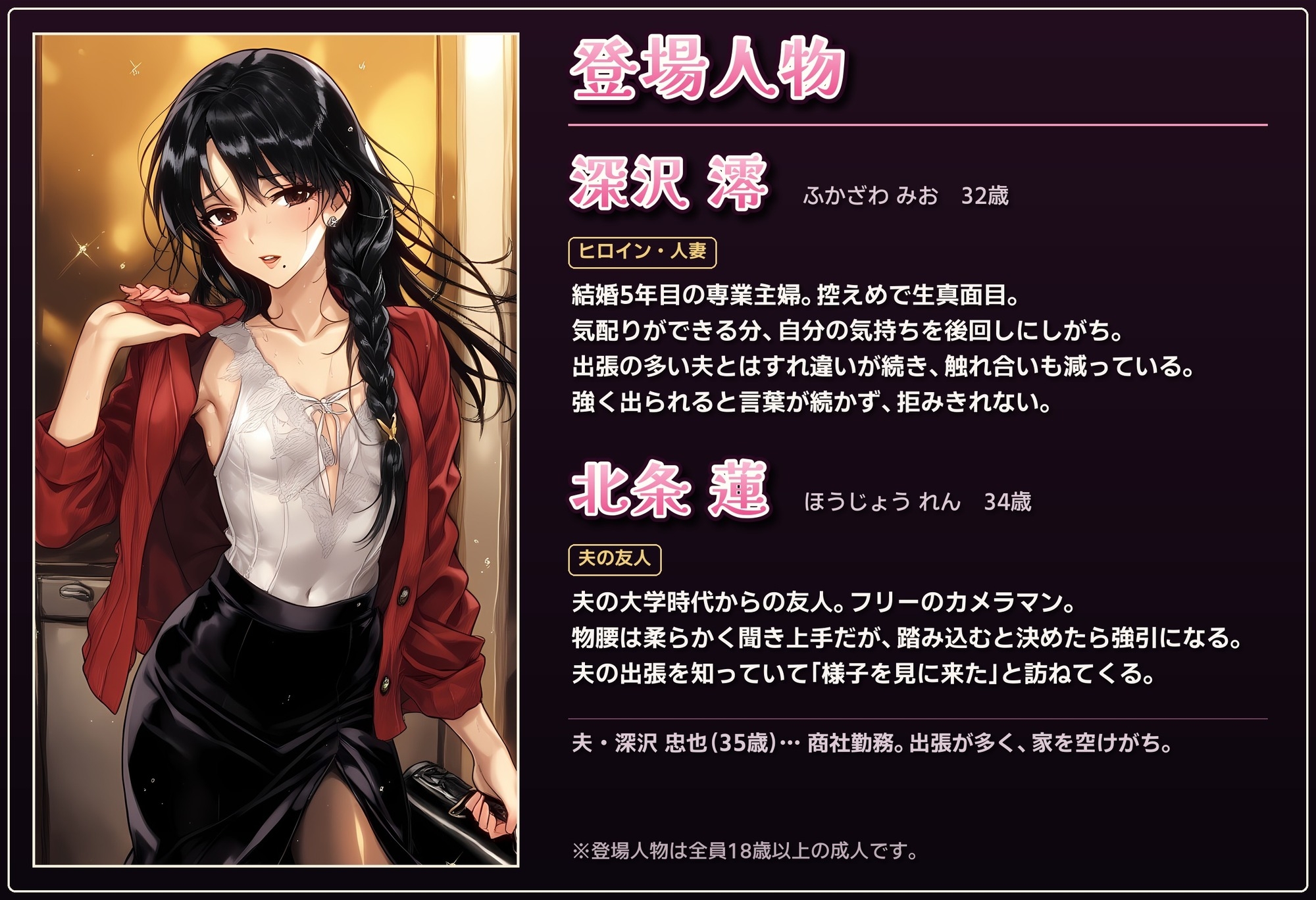 夫の友人に、抗えない ― 人妻・澪の不倫記録 ―