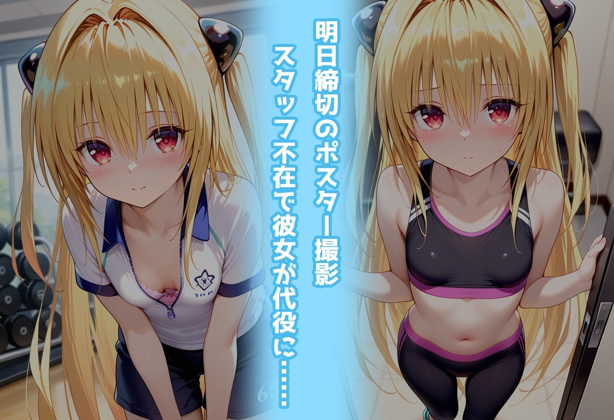 スポーツジムでトラブル！?二人で秘密の撮影会〜金色の闇編〜