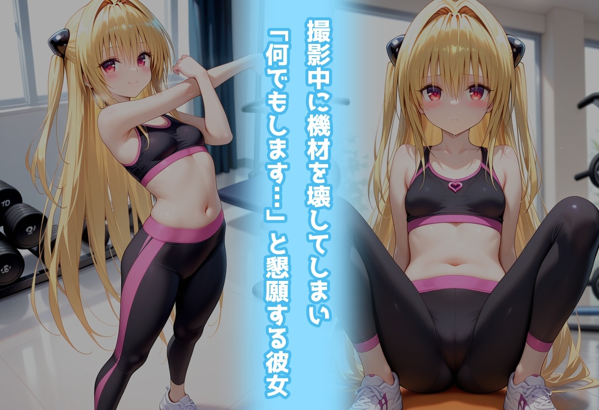 スポーツジムでトラブル！?二人で秘密の撮影会〜金色の闇編〜