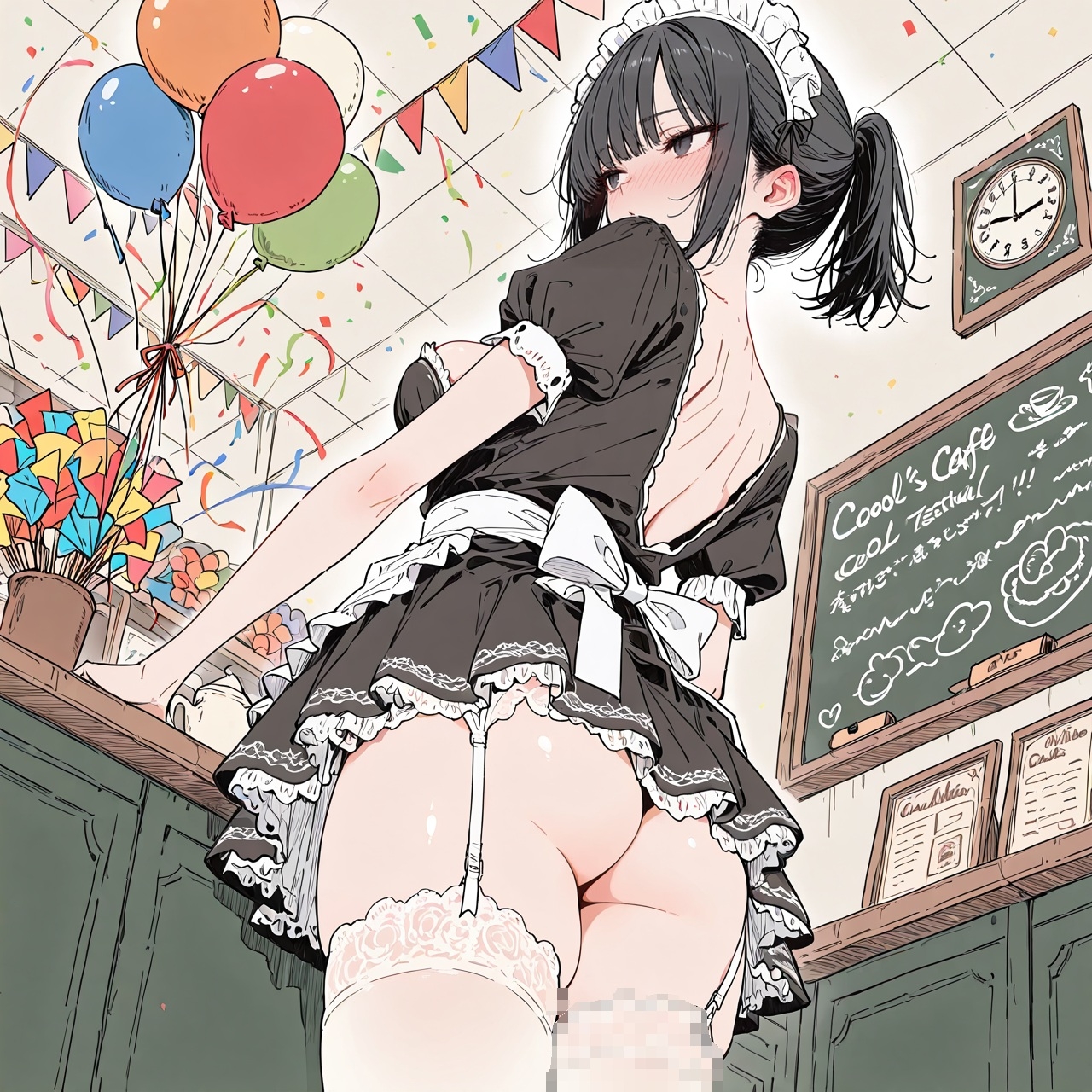 学園祭のノーパンメイド喫茶で即ハメ中出しした話.Vol.3 – Preview 6