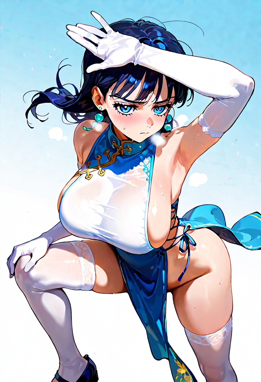 爆乳AI白チャイナXL