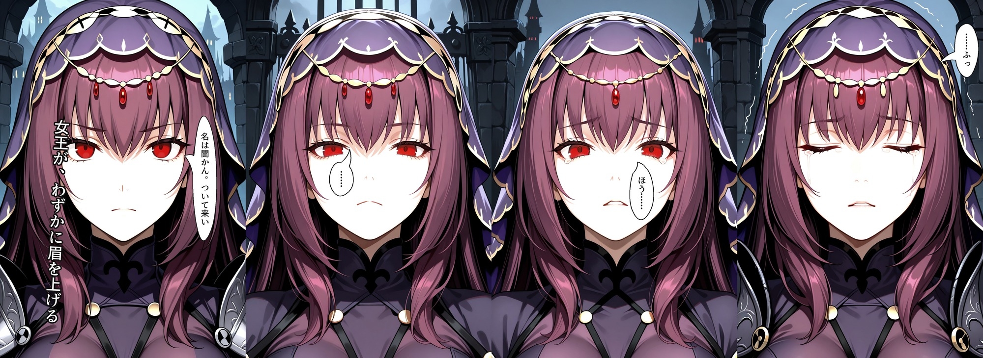 【F〇O・ス〇サハ】死ねない女王は、殺してくれない弟子に孕まされました～中出し・断面図・セリフ入り～ – Preview 4