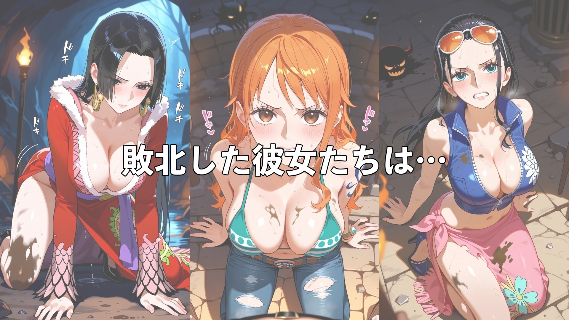 敗北した●ミ&ハン●ック&ロ●ンの身体を存分に味わい容赦なく種付け – Preview 3