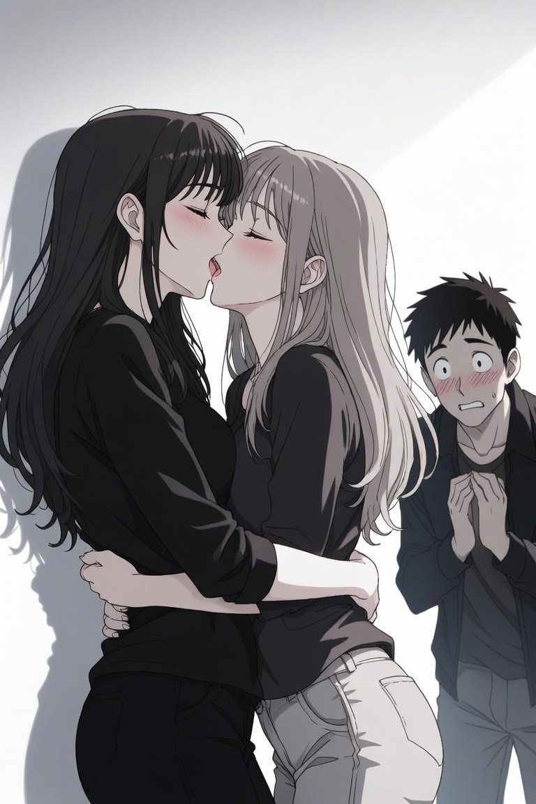 レズビアン2人組に誘惑される童貞男子 ～興奮してしまう童貞男子～ – Preview 2