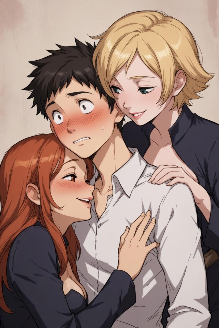 レズビアン2人組に誘惑される童貞男子 ～興奮してしまう童貞男子～ – Preview 7