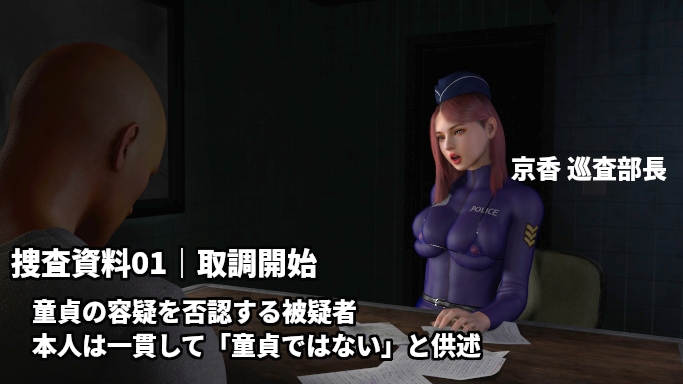 童貞警察 射精させる刑事！耐える容疑者！～射精するほど童貞を疑われる3日間の取り調べ～