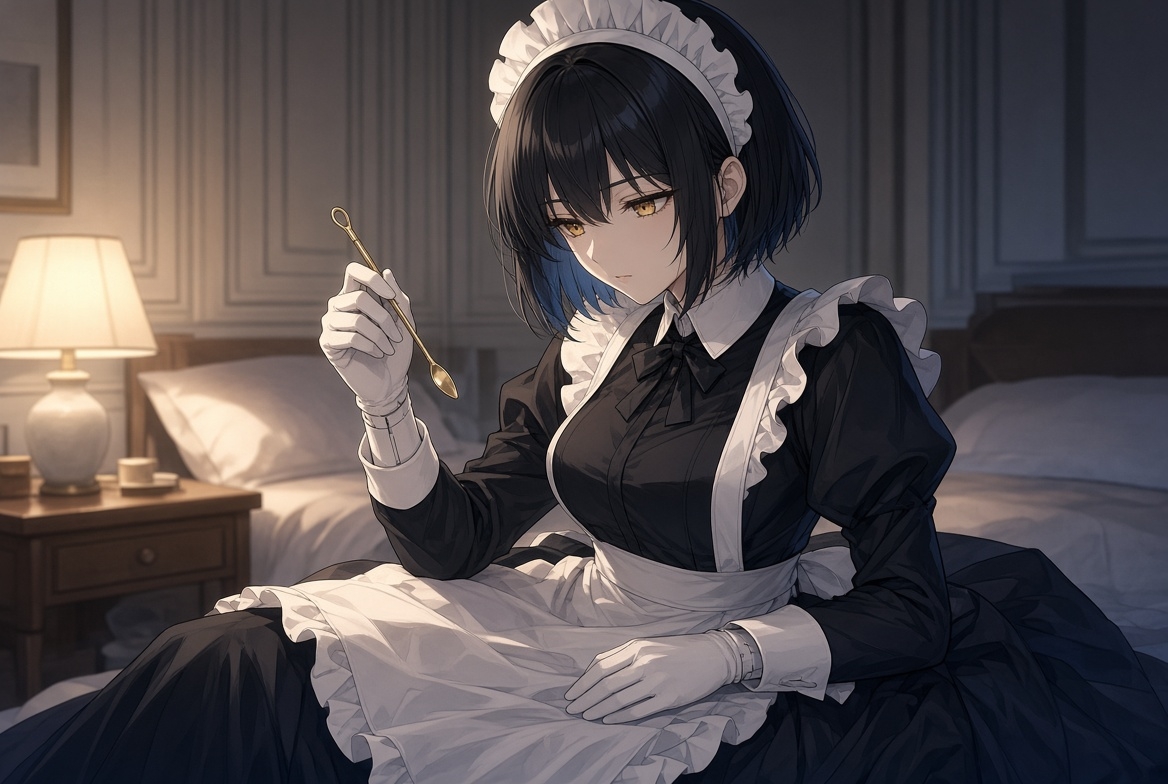 【お世話寸止め】メイドアンドロイドに洗われて、拭かれて、耳をかかれて、寝かしつけられるまで〜丁寧にいかせてもらえない夜〜【アンドロイドにいじめられる 03】 – Preview 3