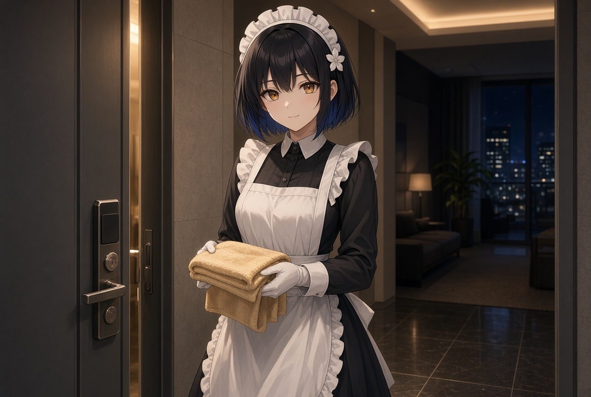 【お世話寸止め】メイドアンドロイドに洗われて、拭かれて、耳をかかれて、寝かしつけられるまで〜丁寧にいかせてもらえない夜〜【アンドロイドにいじめられる 03】 – Preview 5