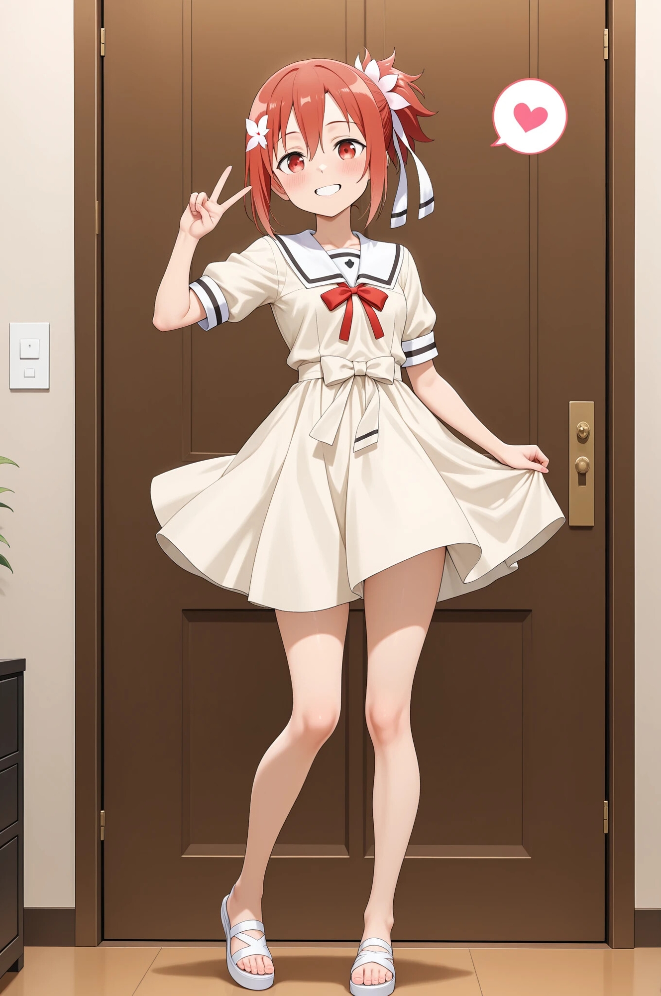 笑顔の勇者。― 結◯友奈 AI Illustration Collection ―