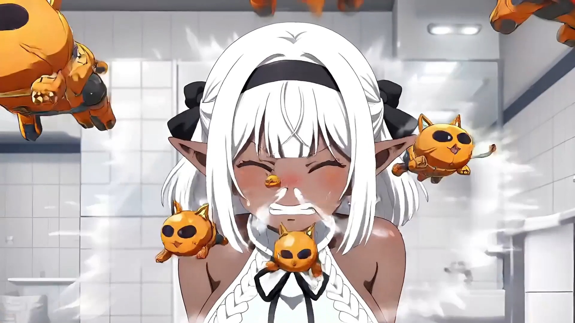 レディ・ヒヤシンスのくしゃみな休日(MP4アニメ) / Lady Jacinthe’s Sneezing Holiday (MP4 Anime) – Preview 4