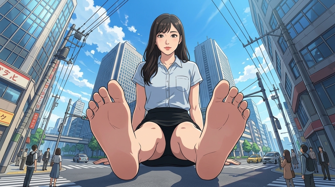 【AIアニメ動画】超巨大娘TOKYOクライシスIII - 街を支配する巨人美女たち【特装スチル+ショート動画集】