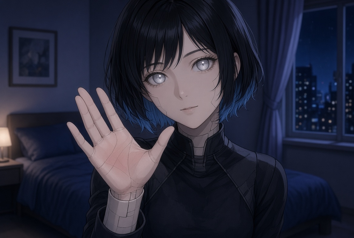 【同期催○】アンドロイドに呼吸も鼓動も快感も映し返されて〜触れた分だけ触れ返される、鏡写しの相互オナサポ〜【アンドロイドと同期する 01】 – Preview 3