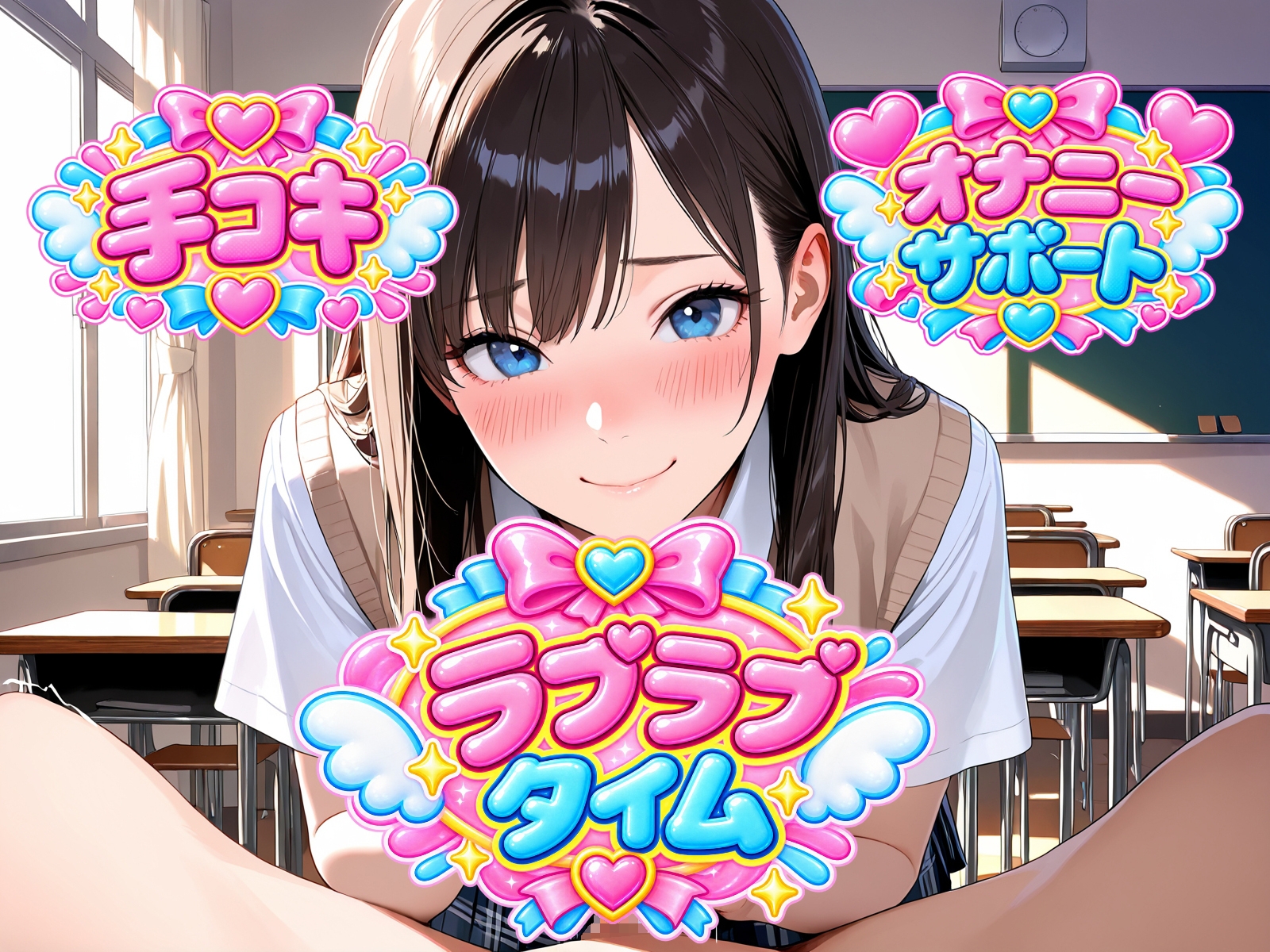 【オナサポ】あまあま手コキ3シチュ♡後輩マネが部活先輩に憧れ甘々手コキ/ラブラブ彼女の彼氏手コキ射精管理★教え子が先生に憧れて禁断手コキ