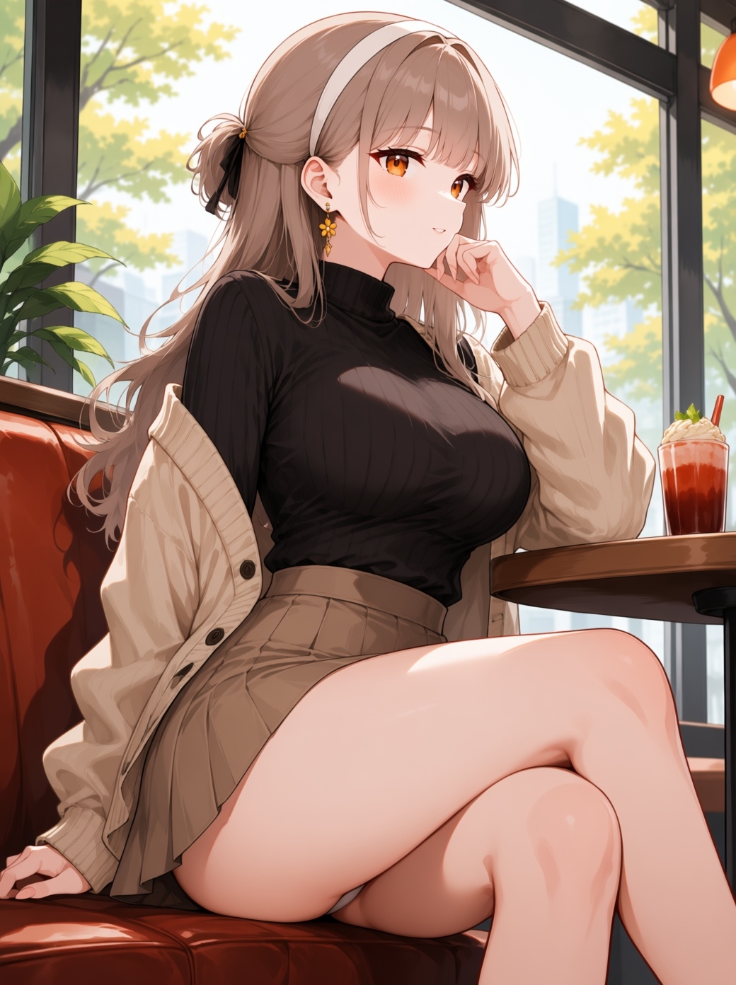【4K・120FPS・フルボイスアニメ】北欧ハーフの彼女オリヴィアと休日デート～カフェ・ホテル・プールで激しく求め合う～