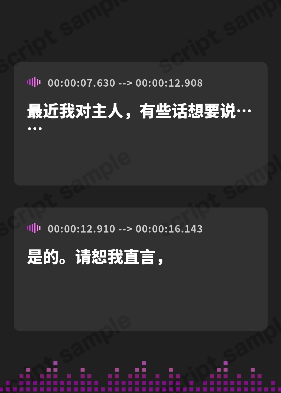 【簡体中文版】他のメイドにばかり構うご主人様へ。ツンとしてたメイド長が、今日は素直に甘えてもいいですか?【シチュエーションボイス】 – Preview 3